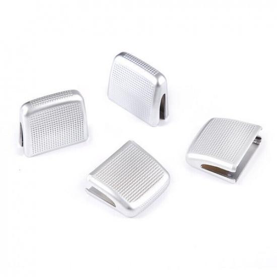 For Defender 110 - ABS Silver Central Console Air Conditioner Lever Trim