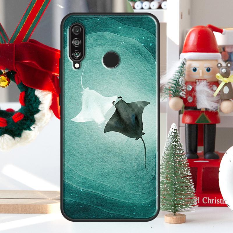 Animal Manta Ray For Huawei Nova 5T 9 10 SE 7i 8i 11i 12i Y73 Y72 Y61 Y91 Y60 Y70 Y90 P20 P40 P30 Lite Case