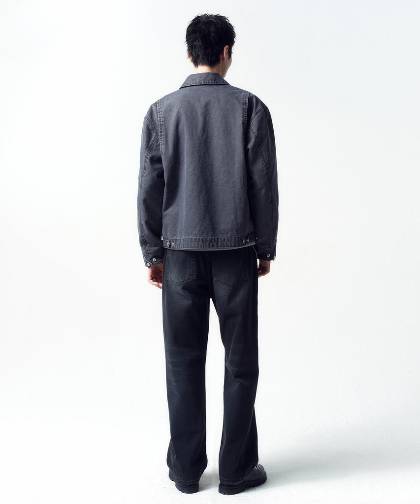Insilence Duck Cotton Work Jacket Faded Grey