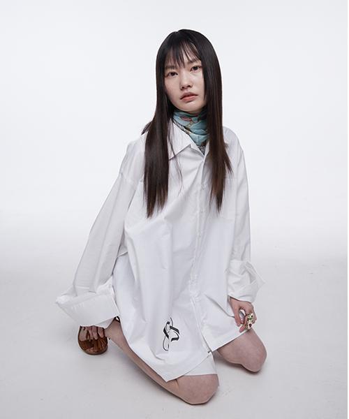 Fake Mama [Fake Mama X Alchemist] Logo Oversized Shirt_White Free