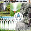 150pcs Adjustable Irrigation Drippers,Garden Adjustable Sprinkler Drip Irrigation Mister Head with Tee Irrigation