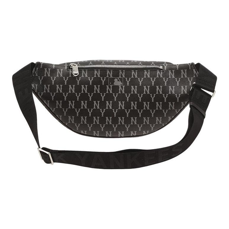 MLB X Disney Mickey Minnie Print Vintage Floral Crossbody Chest Bag Waist Bag Unisex Bags Multi-color 32BGKC011