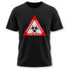 Biohazard Warning T-Shirt | Dangerous Hazardous Stay Clear Graphic Tee