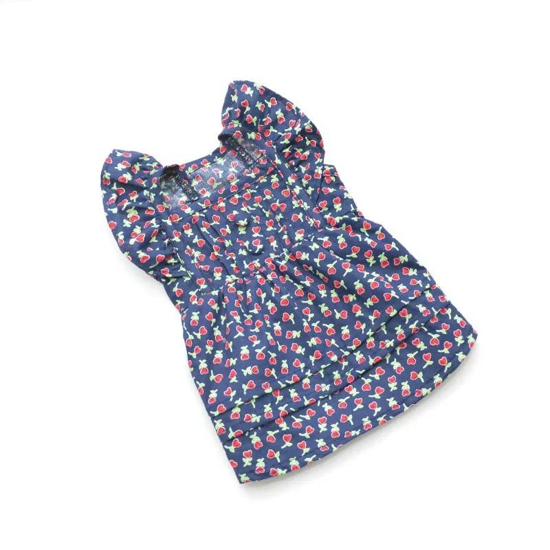 

Summer Dog Dress Cat Yorkie Pomeranian Shih Tzu Maltese Bichon Poodle Schnauzer Dog Clothes Puppy Pet Clothing Costume Dresses XXL темно-синий