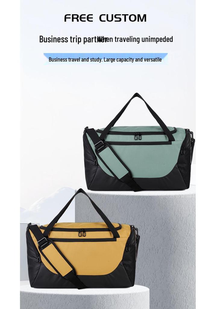 Hongya Arthur Men's Trendy Travel Bag - Large Capacity, Custom Logo, Sports/Fitness, Wet/Dry Separation, Basketball/Swimming.
