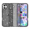 For iPhone 17 Case Sparkly Powder Glitter Shiny Soft TPU+Hard PC Back Cover