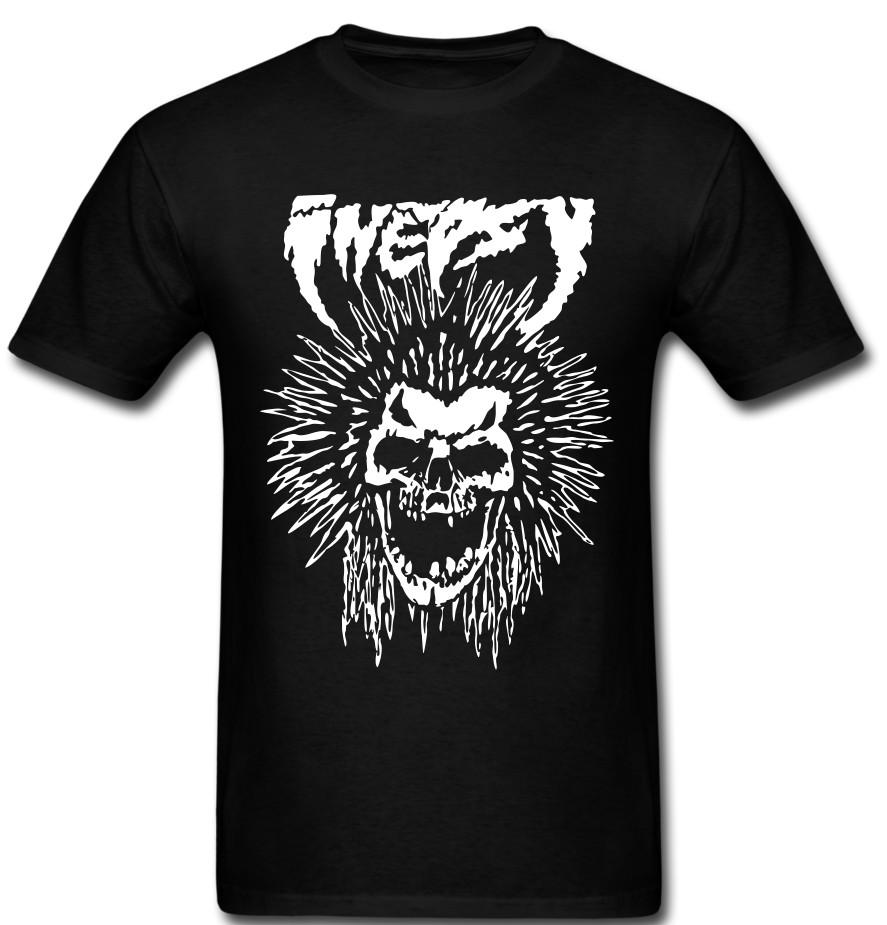 Inepsy Thrash hardcore Punk rock band T shirt Tee skull M
