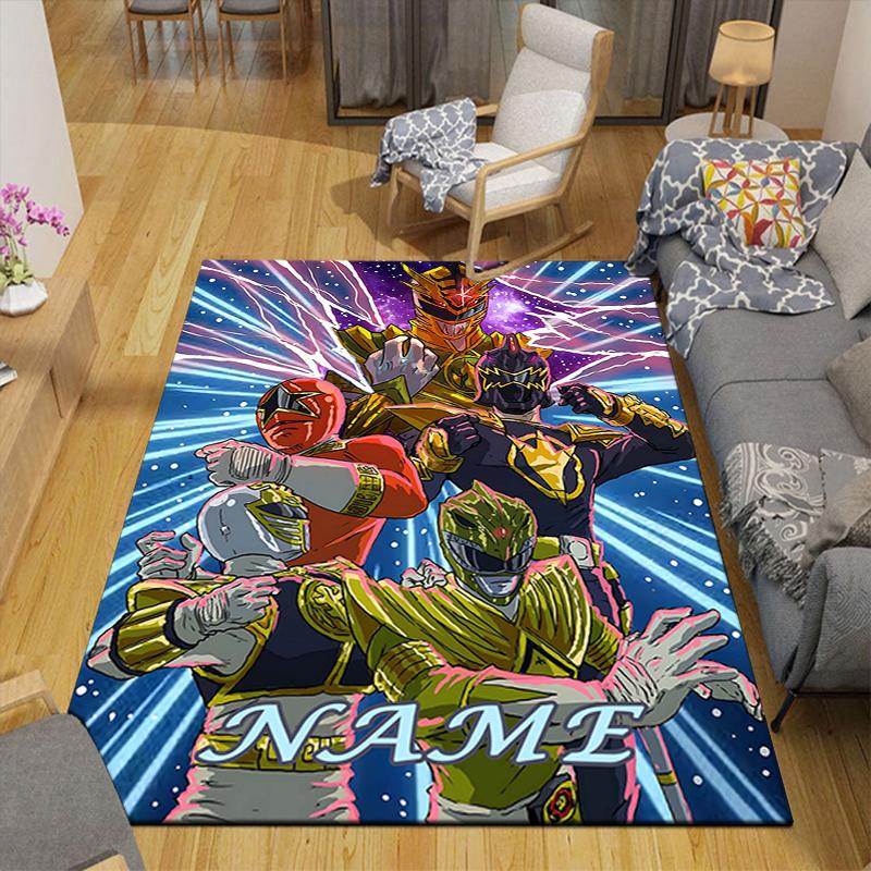 Custom 1Pc Power Rangers Teamup Rug Office Carpet Indoor Outdoor Entrance Doormat Nonslip Soft And Comfortable Living Room D2915221