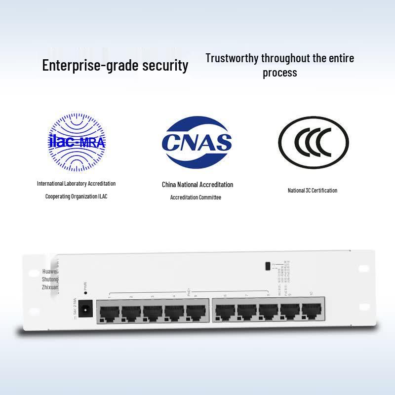 Huawei S1730S-L8P2T-BUA 8-Port Gigabit POE Network Switch