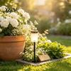 Memorial Remembrance Light Solar Powered for Cemetery Graves, IPX4 Waterproof Lamp with Graves Lights Stake, Decoration Outdoor Garden Lawn