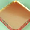 WTEMPO Square Printed Empty Metal Box Christmas Party Favors Christmas Gift Packaging Box Wedding Decorations