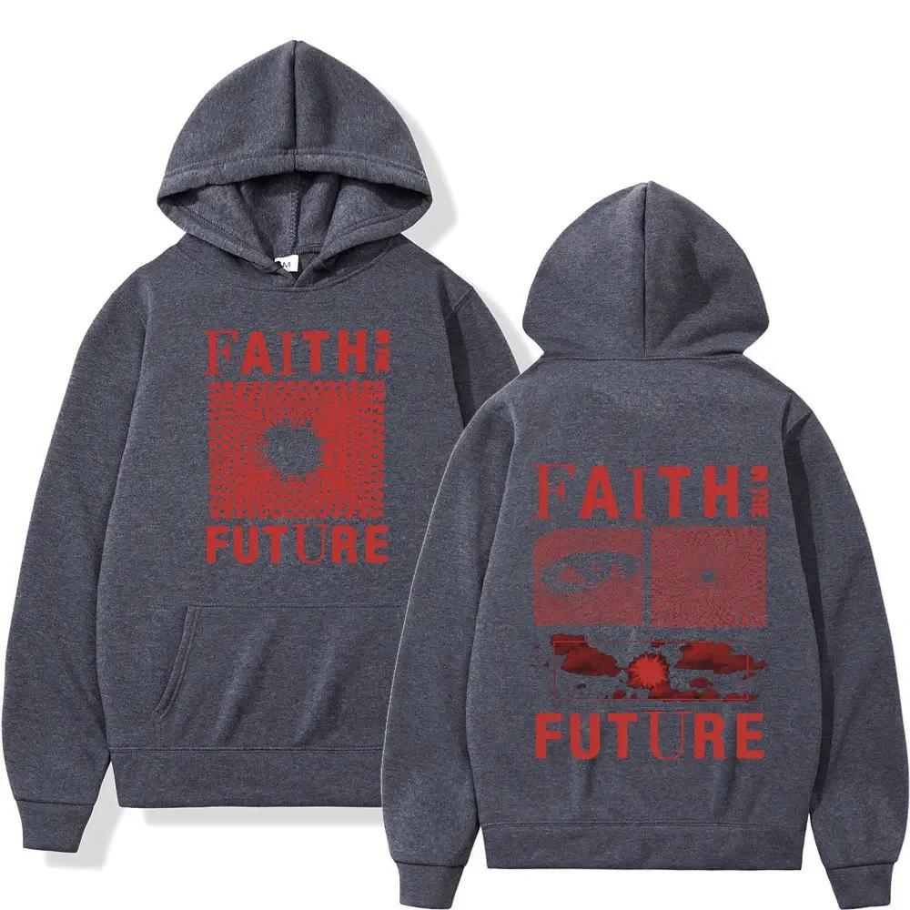 Faith in Future Journey Popular hooded sweatshirts for Men and Women Fashionable Casual Clothing Hip-hop Harajuku oversized