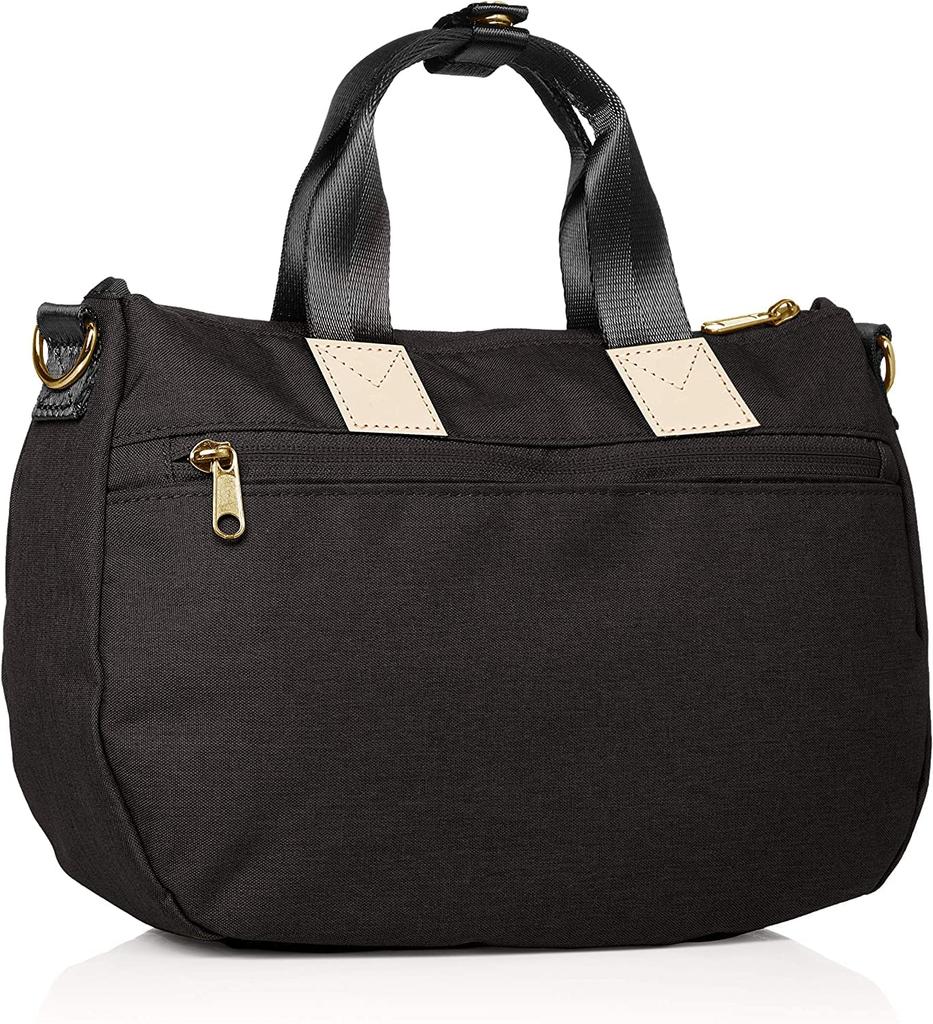 Anello ATELIER ATC3163Z 2-Way Tote Bag, A5 Size, Multi-Storage, Black