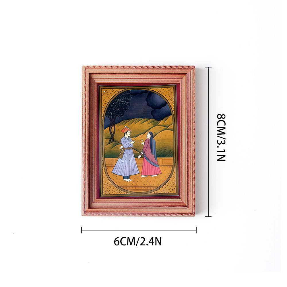 

3D Wooden Magnetic Tiles: Home Decor Photo Frame & Retro Fridge Magnet