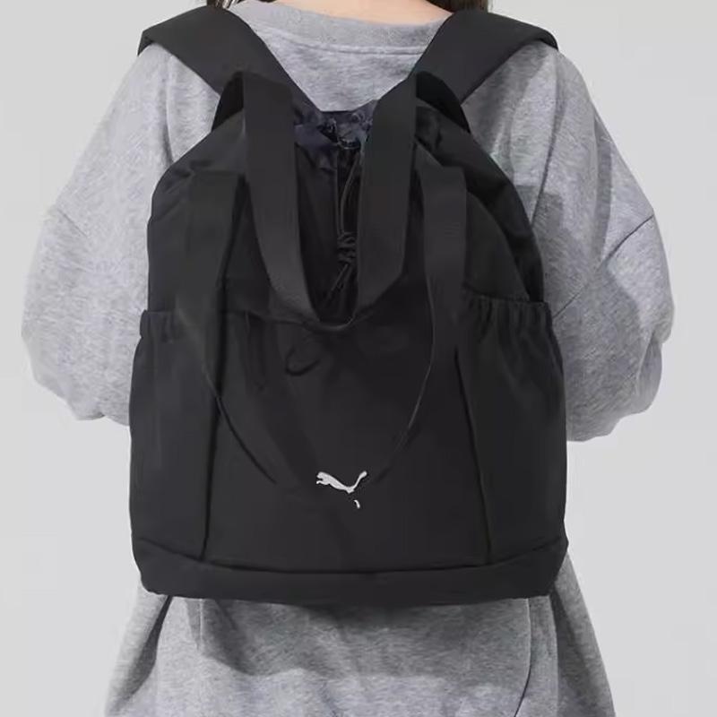 New PUMA Fabric Handbag, Backpack Unisex Black 091708-01