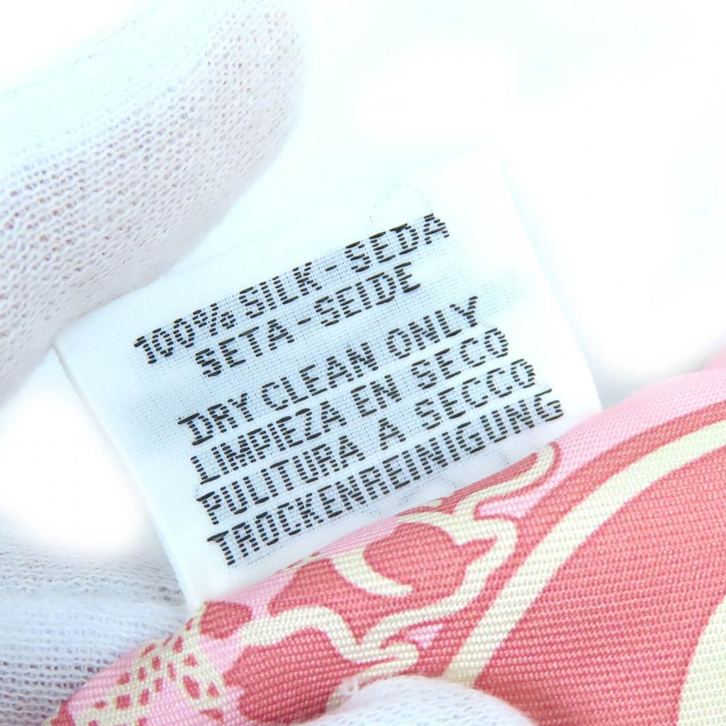 Pristine HERMES scarf Twilly Marble Silk Exlibris silk Women Used