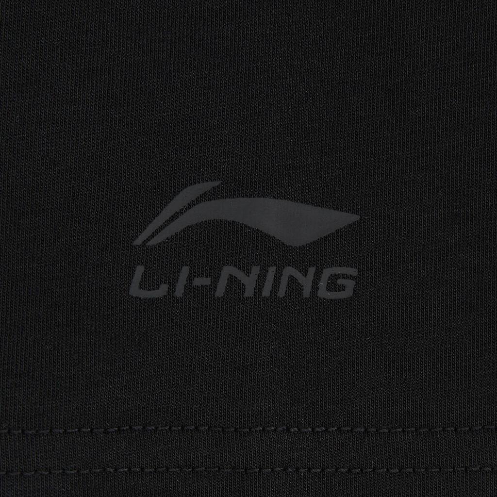 Li Ning Sports Lifestyle Series Round Neck Letter Print Couple Casual T-Shirt Unisex Tops ATSW303-1