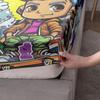 Cool Hip-Hop Graffiti Pattern Mattress Three-Piece Digital Printing Mattress Bedding Set Adult