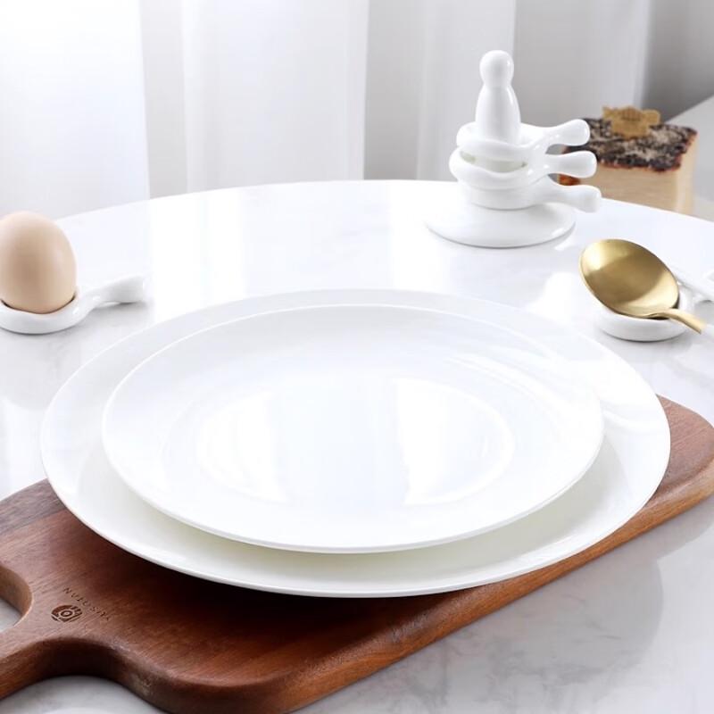 Wanxiang Underglaze Ceramic Dinner Plates (6-Pack)