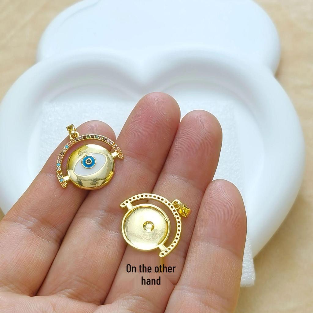 Devil Blue Eye Pendant Charm for Necklaces, Bracelets & Earrings