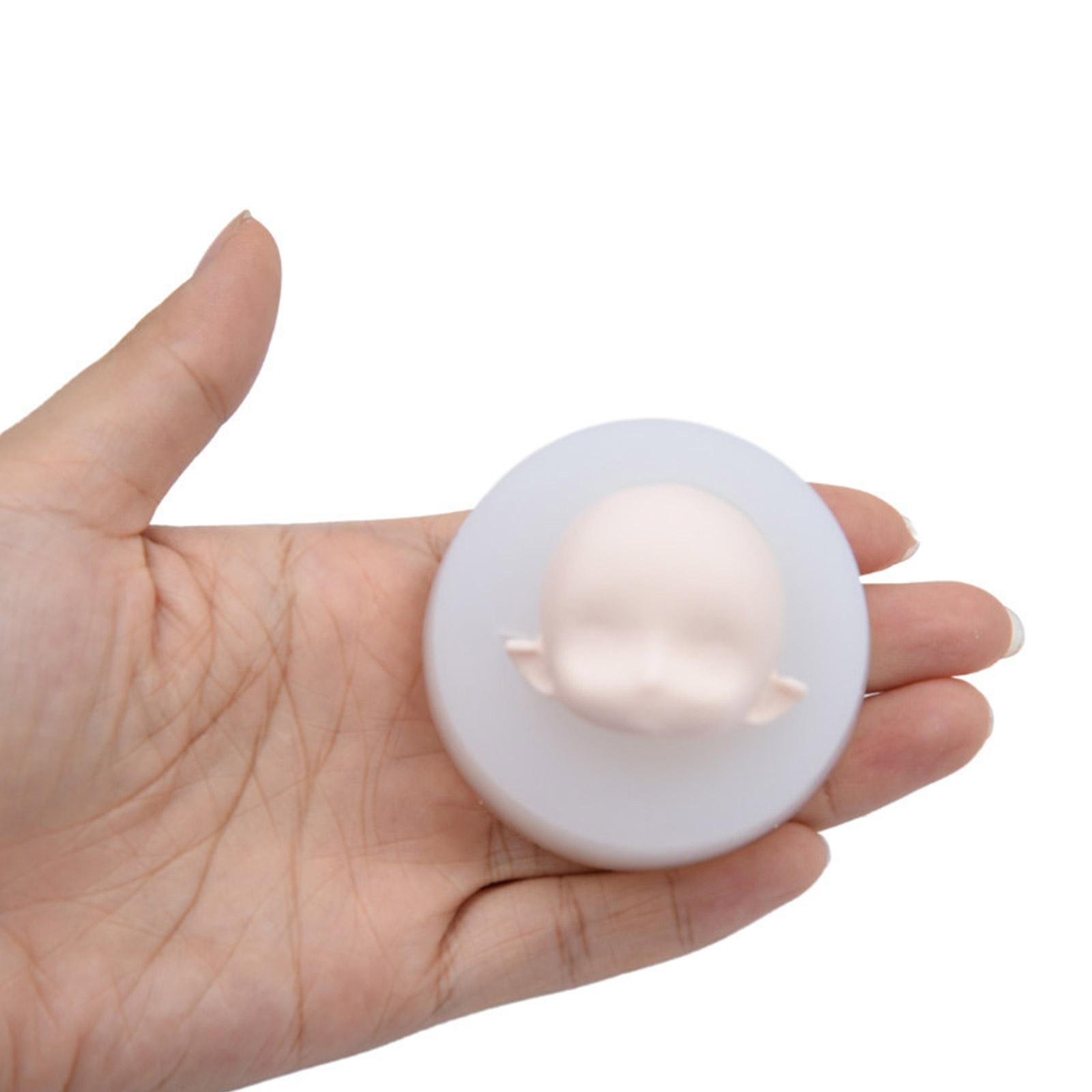 

3DFairy Head Baby Face Силиконовая форма для мыла ручной работы Глиняная гипсовая форма для помадки Шоколадная форма для печенья Сахарная форма для поделок своими руками 3