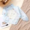 Elinfant 1PC Long Sleeve Bibs, Waterproof Feeding Bibs,Washable Burp Cloth,Coveralls Bibs,Easy To Clean,Wash-Free Eating Bibs