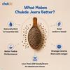 Chukde - Jeera Sabut ,Cumin| Ideal for Vegetarian, Meat, and Rice Dishes, Snacks | Digestion Aid, Blood Sugar Regulator- 200 Gram (Pack of 2)