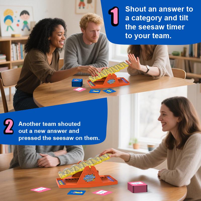 Mind Gamers Wobbly Seesaw Puzzle Game