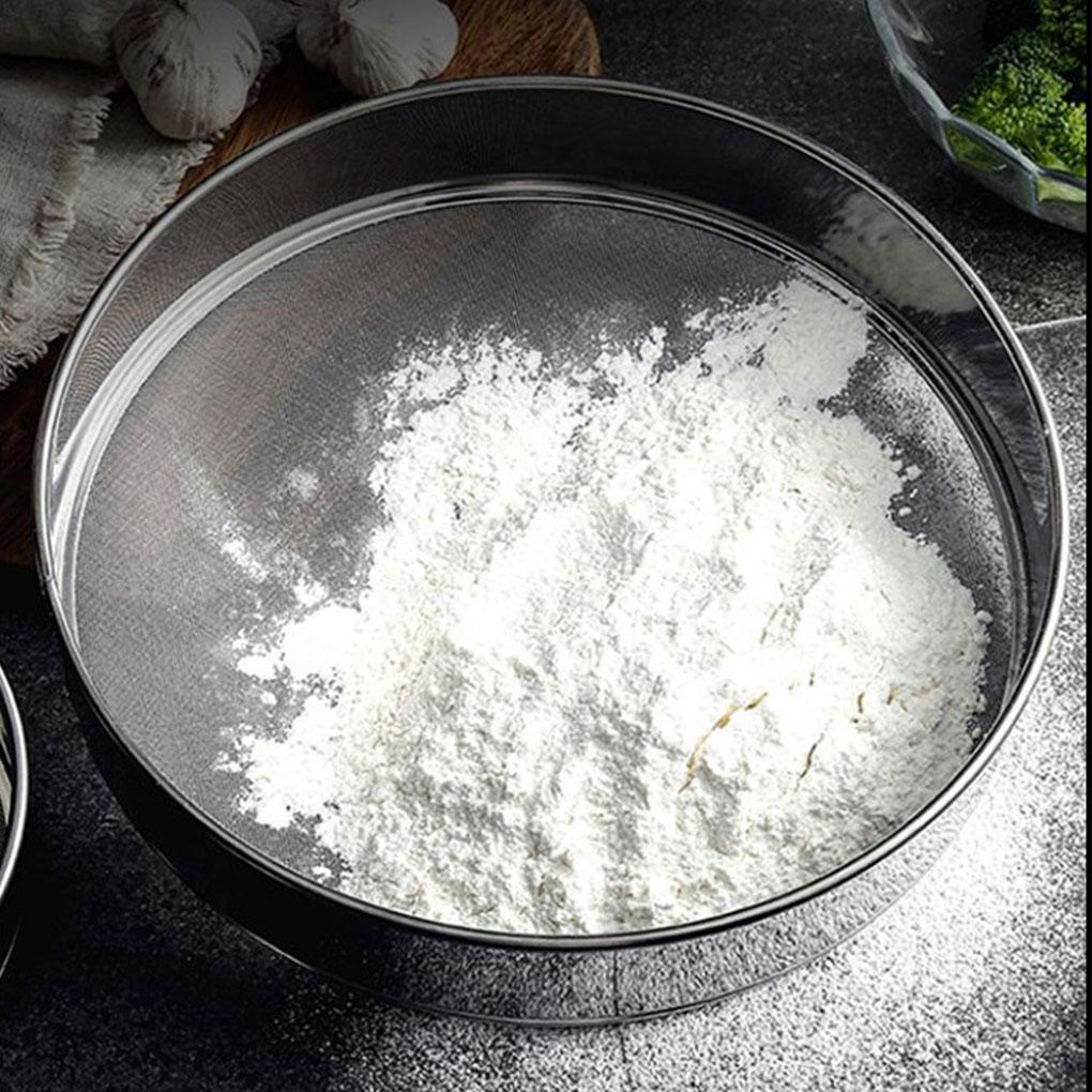 Stainless Steel Flour Sieve Durable And Practical For Baking Kitchen Sieve Stainless Steel For Flour