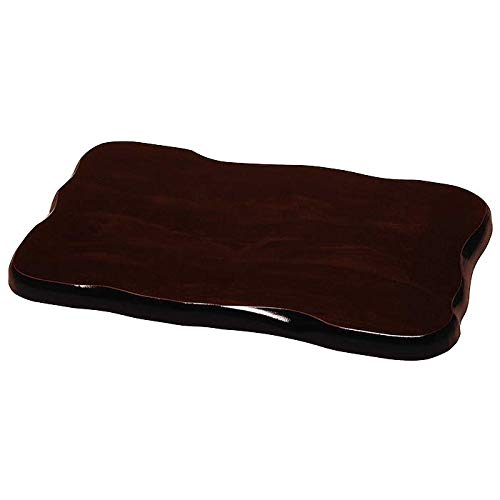 Yamaya Lacquerware Wooden Flower Stand, Ebony-Finish, Size 6, Display Stand, Floorboard, Japanese-Made, Suitable for Japanese-Style Rooms, Inns, and H
