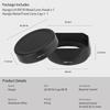 Haoge Metal Square Lens Hood + Hood Cap for Fujifilm, Compatible with Sony Carl Zeiss Sonnar T* FE 35mm F2.8 ZA, FE 55mm/F1.8, and FE 24mm F1.8 ZA Len
