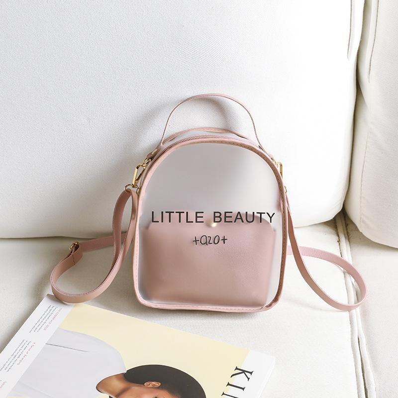 Cozy Up Průhledná taška přes rameno, Dámská taška, Želé batoh