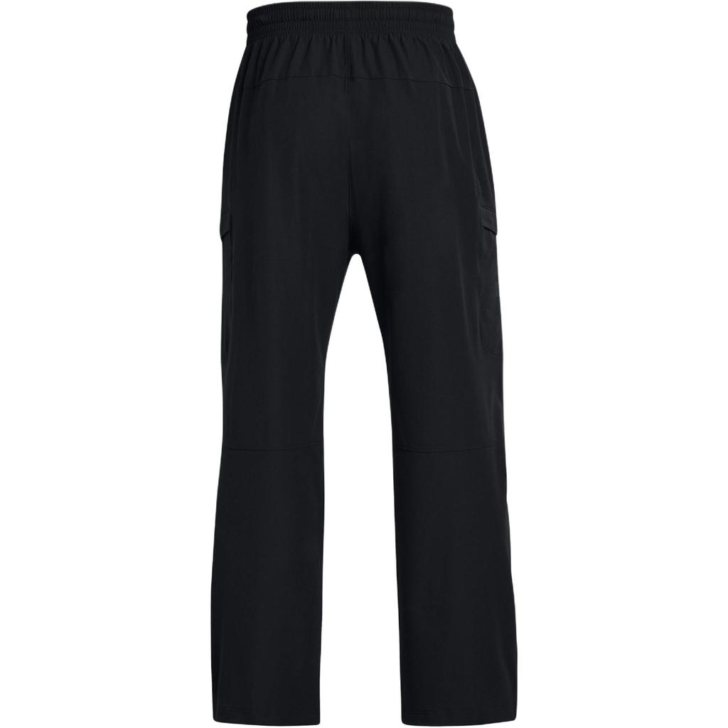 Under Armour Solid Color Straight Leg Casual Pants Men bottoms Black 1387364-001