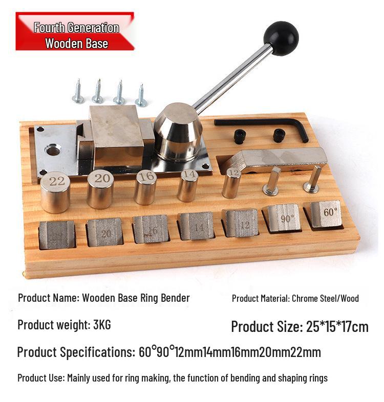 Schmuckringbiege- und Formmaschine für Gold, Silber & Kupfer