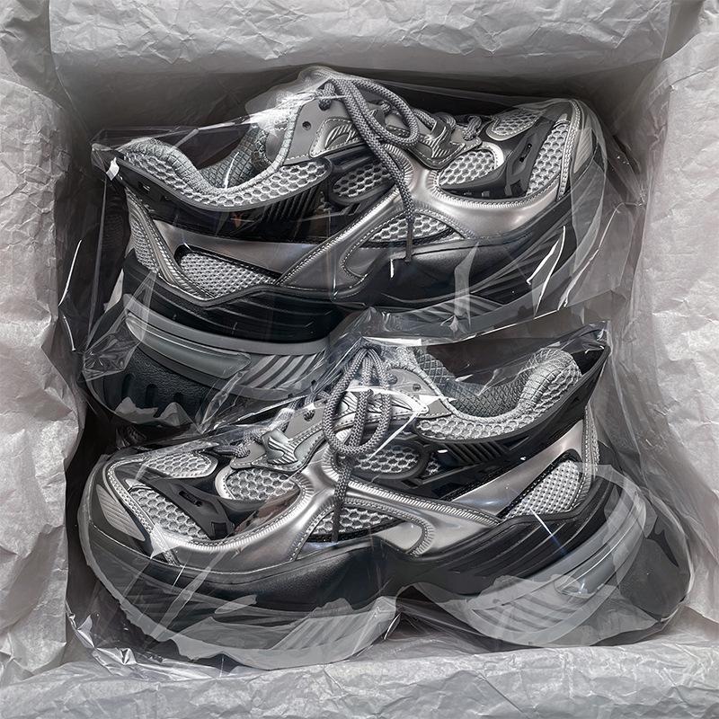 

Danjianji Scorpio Daddy Shoes Men s Shoes Trend Increases Platform Black Sports Casual Shoes Women 35