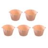 5 Pezzi Stampo per Torta in Silicone a Doppia Orecchia Rotondo Cupcake Muffin Stampo da Cottura Contenitore per Alimenti Strumento per Decorazione Torta Fai-da-te Scatola Portaoggetti