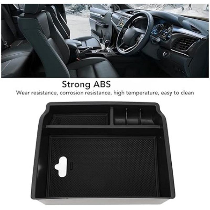 Strong ABS Plastic Armrest Storage Box with Multiple Compartments Designed Specifically for Japanese Vehicle 2015-2022