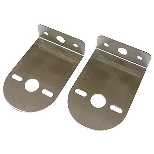 Marker Lamp Bracket Truck Supplies Bus Marker L-Shaped Bracket Stainless Steel 2 Pieces / 4 Pieces / 6 Pieces Set (2)