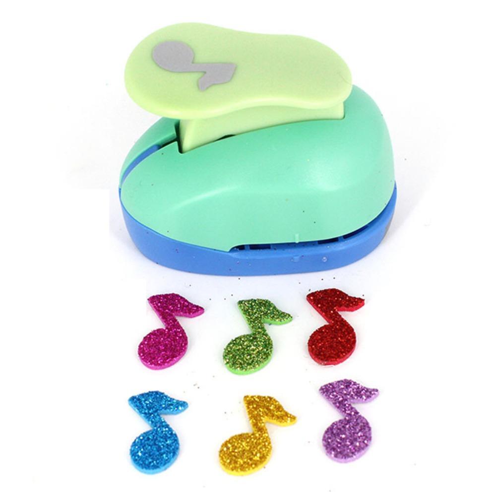 Different Shapes Paper Hole Punch Plastic Mini Cutter Creative Multicolored Punch Set  DIY Crafting
