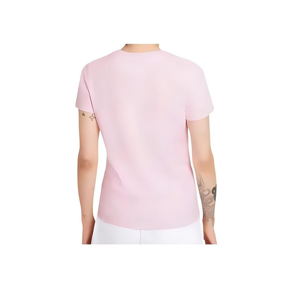 Nike Breathable Casual Crew Neck Short Sleeve T-Shirt Women Tops Oxford-Pink BV6170-601