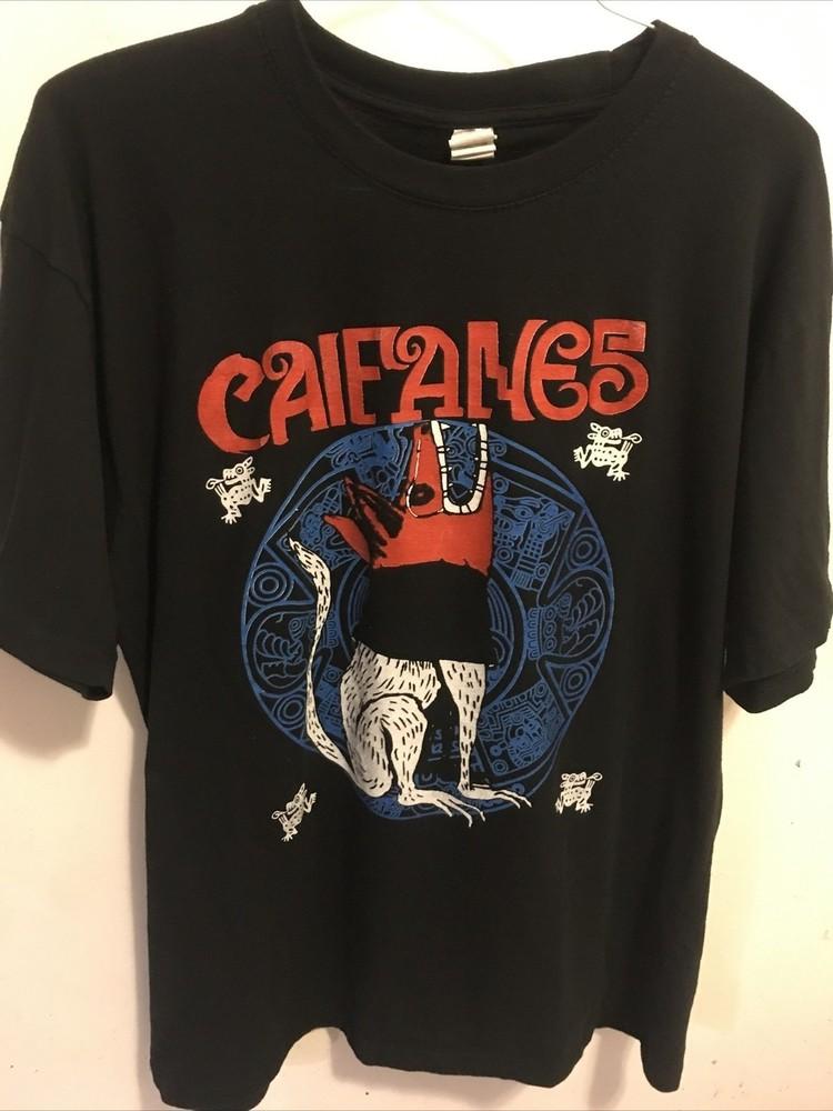 

Caifanes Tour Rock Band Vintage 90s Black Unisex T shirt Reprint WA3884 Unisex T-Shirt S