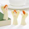3 Pcs Mini Guardian Angel Figurines Small Resin Angel Statues Little