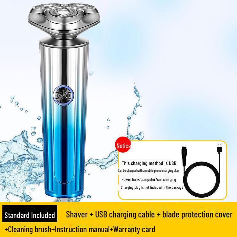Rechargeable Multifunctional Waterproof Electric Beard Shaver