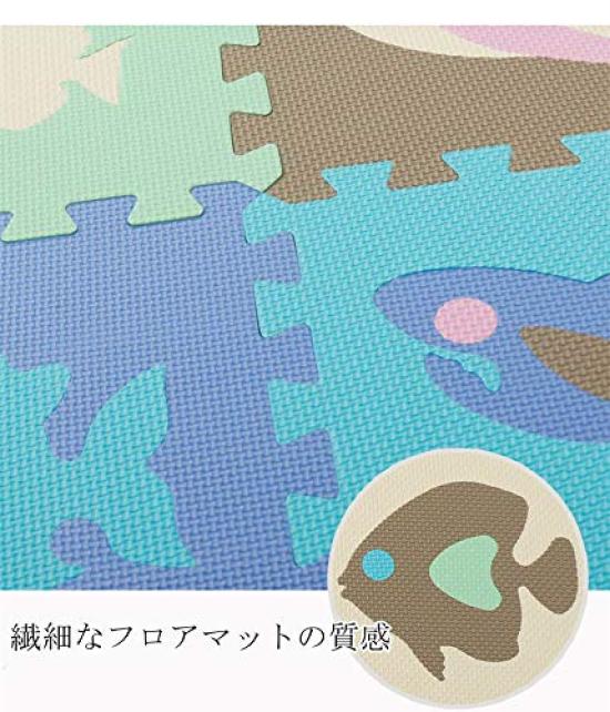 [HB.YE] Interlocking Mat for Children, Crawling Mat, Baby Mat with Numbers and Animals, 1cm Thick, Waterproof, Safe, Non-Toxic, Nap Mat, Birthday,