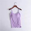 Plus Size Modal Female No Steel Ring Integrated Five-finger Chest Pad Camisole Bottoming Shirt Slim Vest