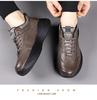 2025 Autumn Men's Soft Sole Casual Genuine Leather Running Shoes