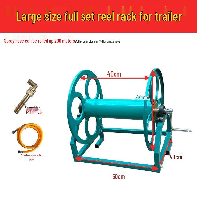 JINGGENG Heavy-Duty Agricultural Spray Hose Reel