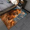 Cosmic Glowing Lioncarpet Yoga Living Room Room Decor Children's Crawling Mat Doormat Area Rug Games Floor Mat