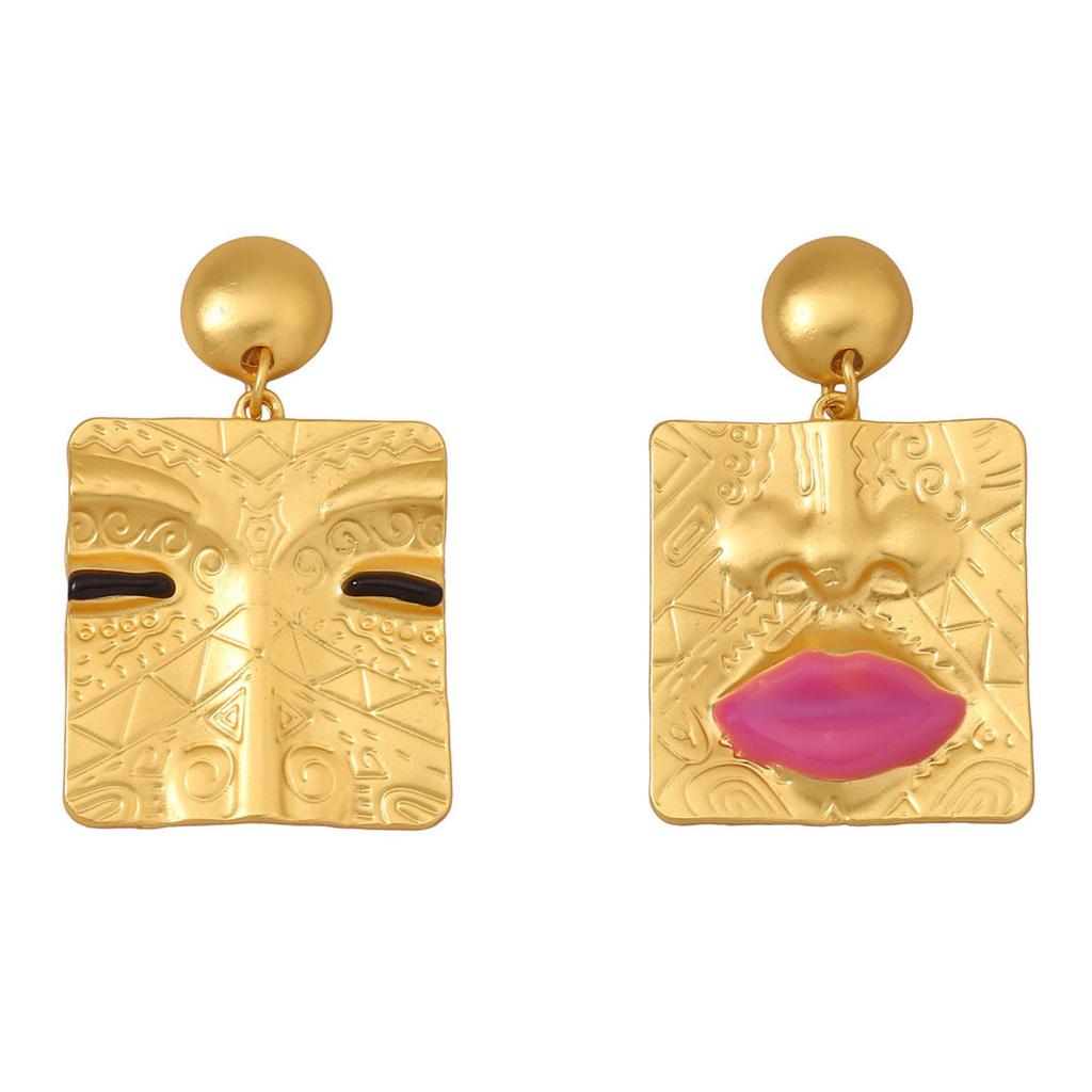Retro fashion French temperament earrings