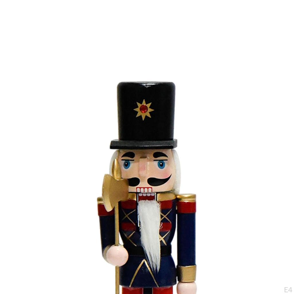 Christmas Decor Nutcracker Height 10inch Ornament Wooden Figurine